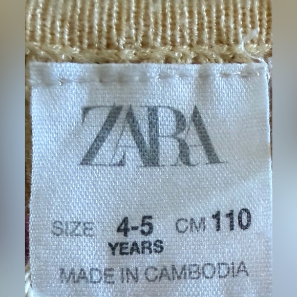 NWOT Zara Girls Yellow Knit Cardigan
Size 4-5 YEARS - Picture 3 of 3